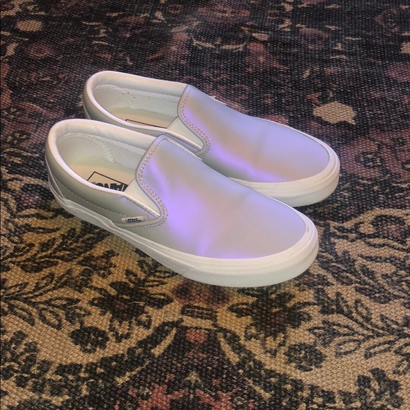 Vans Shoes - Metallic Vans women’s size 6.5